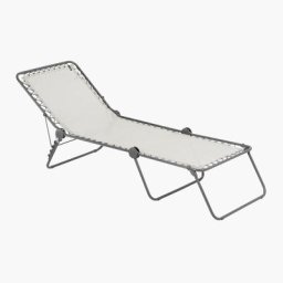 Bain de soleil pliable Lafuma Mobilier siesta l - Seigle Ii Tube Titane