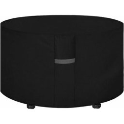 Housse Table de Jardin avec Grilles D’aération, Imperméable, Coupe-Vent, Anti-UV, Résistant à la