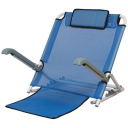 Chaise à dossier réglable, chaise de salon pliante portable avec appui-tête, chaise de plage pour