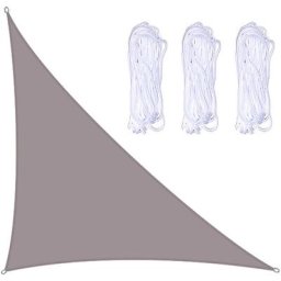Voile de parasol à angle droit en tissu Oxford, store de patio extérieur, coupe-vent, résistant aux