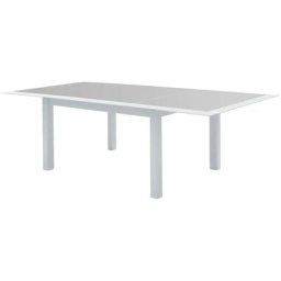 Table de jardin extensible Allure Gris & Blanc 10 places - Hespéride - Gris / blanc
