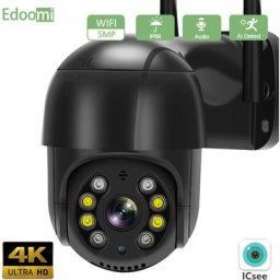 Caméra ip WiFi 4K extérieure, surveillance par caméscope sans fil 5MP, prise en charge Onvif 1080P,