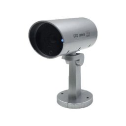 Caméra factice rotative avec détecteur de mouvement - led bleue