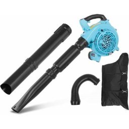 Souffleur Aspirateur De Feuilles Avec Moteur à Essence 2 Temps Sans Fil 750w - Noir