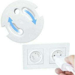 Cache Prise Bébé Français-Protection Prises Bebe-Caches Prises Electrique-Sécurité Enfant-Mécanisme