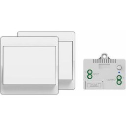 Interrupteur sans fil auto-alimenté, télécommande sans fil pour lumières et appareils électriques,