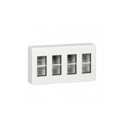 LEGRAND 078884L Boîte de poste de travail en mosaïque pour modules 4x4, blanc