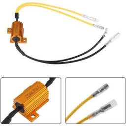 25 w 6,8 ωj Moto led Résistance led Clignotant Décodeur Décodeur En Aluminium Cas Résistance
