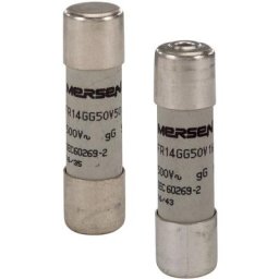 Fusible cartouche - 14 x 51 - gg - 50a - 500v - avec percuteur - a l'unité Mersen d211557