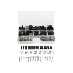 620PCS 2.54mm Dupont Jumper Connecteurs Mâle Femelle à Sertir Pin Terminal Kit Dupont Câble Jumper
