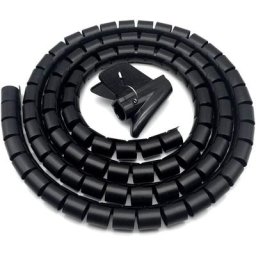 Wahaison - Gaine Range Cable Spirale Tube,Spirale Cable Flexible Tube 28mm3m,pour Cable