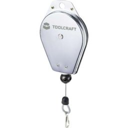 TOOLCRAFT TO-7310169 Câble à ressort, câble de sortie jusqu'à 2 M. Capacité de charge (max.) 3 kg