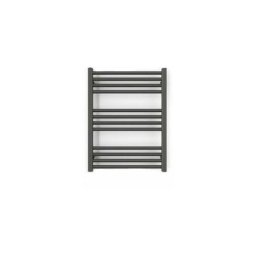Sèche-serviette eau chaude gris pétillant de 660mm de haut et 430mm de large - 136 Watt