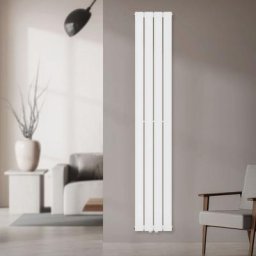 Radiateur à panneaux double couche blanc moderne 300x1800 mm de salle de bain