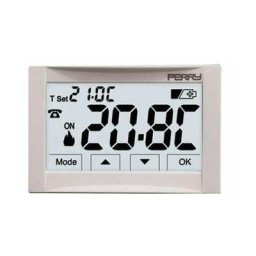 Thermostat numérique Perry alimenté par pile 3V dc 1TITE542