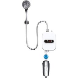 Gojoy - Chauffe-eau Electrique sans Réservoir 3500W Mini Chauffe-eau Instantané Robinet de Cuisine