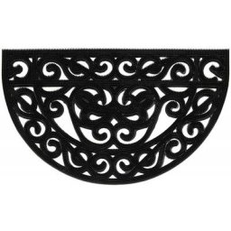 Lady Doc - Paillasson Fer Caoutchouc Croissant Noir 45X 75 Ladydoc 04069