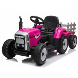 Tracteur Ataa Ceres avec remorque: Rose - Rose