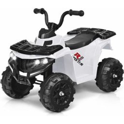 Quad Electrique pour Enfants 3 km/h,Phares, Musique, MP3, usb, aux, Volume Réglable Voiture pour