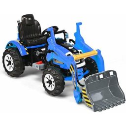 Tracteur Electrique avec Pelle, Voiture Vehicule Electrique pour Les Enfants 3 a 8 Ans, Pelle