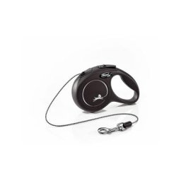 Laisse New Classic xs Cord 3 m black Flexi CL00C3-251-S-20 - Noir