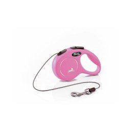 Laisse New Classic xs Cord 3 m pink Flexi CL00C3-251-P-20 - Rose