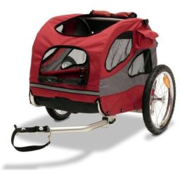 Petsafe - Remorque de vélo pour chien Happy Ride m Rouge Rouge