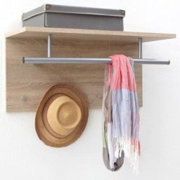 Porte-manteau mural | Portant vêtement 72x29,3x34,5 cm Chêne 55884 - Brun