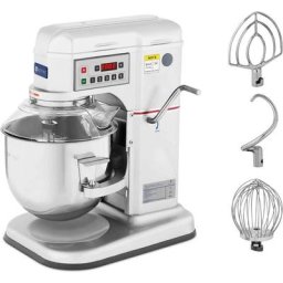 Royal Catering - Pétrin à Spirale Professionnel Système Planétaire & Bol Abaissable 7L 4kg 650 w