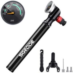 Augienb - sgodde 300 psi Mini jauge de pression de vélo Portable vélo pompe à air pour vtt route