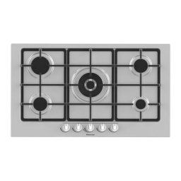 Hisense - GM973XF plaque Acier inoxydable Intégré (placement) Gaz 5 zone(s)