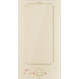 Klarstein - Plaque de cuisson victoria domino - à induction encastrable 3500 w - minuterie - ivoire