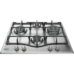 Hotpoint PCN 641 T/IX/HAR plaque Acier inoxydable Intégré (placement) 60 cm Gaz 4 zone(s)
