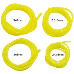 Lot de 4 tuyaux à essence, longueur 1,5 m universel tuyau de carburant outil de jardin pour