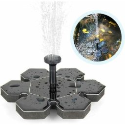Fontaine solaire, pompe solaire pour étang, pompe à eau extérieure, pompe solaire avec panneau