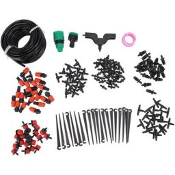 Kit d'irrigation goutte à goutte de 49,2 pieds Système d'arrosage automatique réglable pour serre