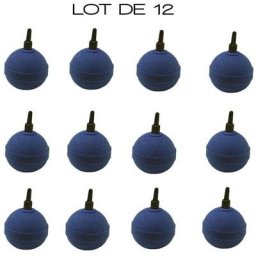 Pack promo 12 x Diffuseurs d'air ( boules ) ronds pour aérer les bassins de jardin : 5 cm