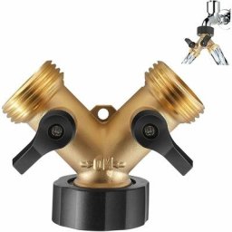 Blue Dream - Robinet Double Machine a Laver, 2-Voies Y-Distributeur, Adaptateur Tuyau Arrosage en