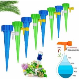 Irrigation Goutte à Goutte Kit,12 Pcs d'arrosage Automatique avec Vannes de Régulation, Débit d'eau