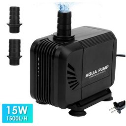 Pompe de fontaine, pompe à eau submersible 15W 1500L/H petite pompe de fontaine extérieure