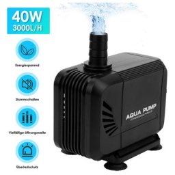 Pompe de fontaine, pompe à eau submersible 40W 3000L/H petite pompe de fontaine extérieure