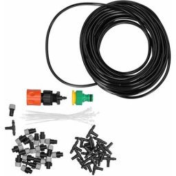 Kit de Brumisation d'irrigation Jardin, 20 m Tuyau Brumisateur Exterieur Système de Brumisation