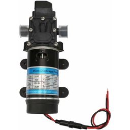 Pompe à diaphragme Pompe à eau 12V/24V 80W Pompe auto-amorçante Pompe à engrenage d'aspiration