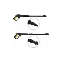 Pistolet à eau haute pression avec lance à jet variable et lance rotative, compatible avec les