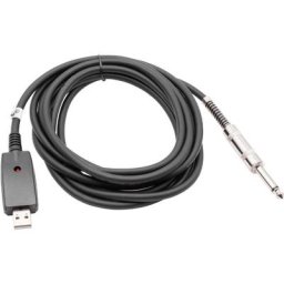 Vhbw - câble adaptateur usb 2.0 vers 6,35mm jack - 2.8m câble audio, câble microphone, câble usb
