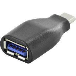Ansmann - Adaptateur usb 3.0 AK-300506-000-S - [1x usb-c® mâle - 1x usb 3.0 femelle type a] - noir