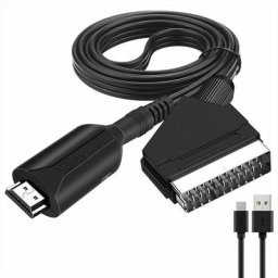 FDC - Convertisseur péritel vers Hdmi adaptateur Audio vidéo pour Hdtv/dvd/décodeur/ps3/pal/ntsc