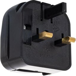 Adaptateur Prise Type e Tête Large avec Câble Droit à Prise Type g (uk) Noir - Noir
