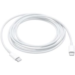 IPad/iPhone/iPod Câble de raccordement [1x usb-c® mâle - 1x usb-c® mâle] 2.00 m blanc - blanc