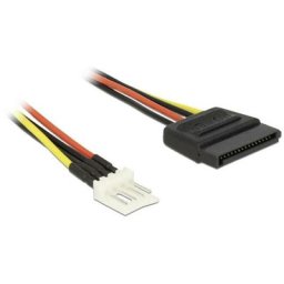 Delock - alimentation Câble de raccordement [1x Alimentation sata mâle 15 pôles - 1x Floppy mâle 4